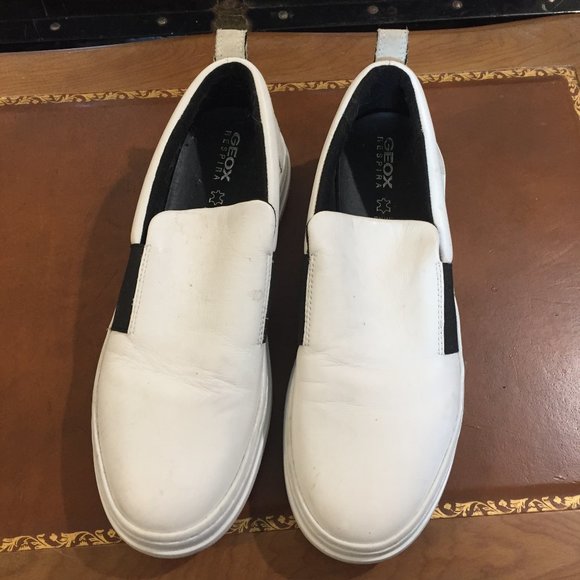 GEOX LEATHER LOAFER SHOES SIZE 10 - Picture 8 of 9